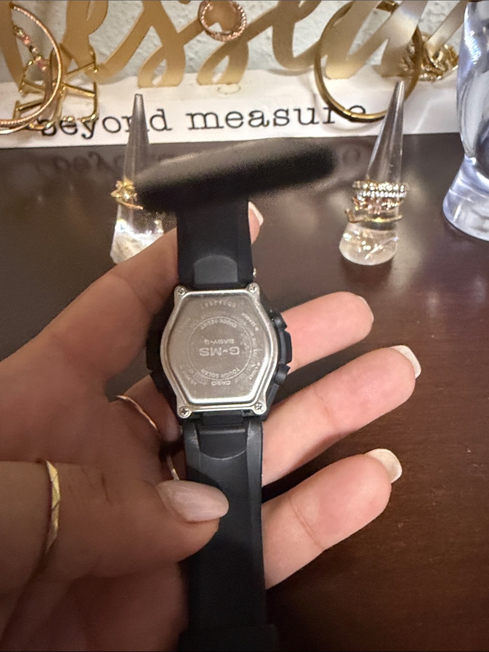 G-Shock Rose Gold and Black Analog Watch - Picture 2 of 6